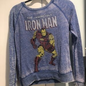Blue iron comfy long sleeve shirt